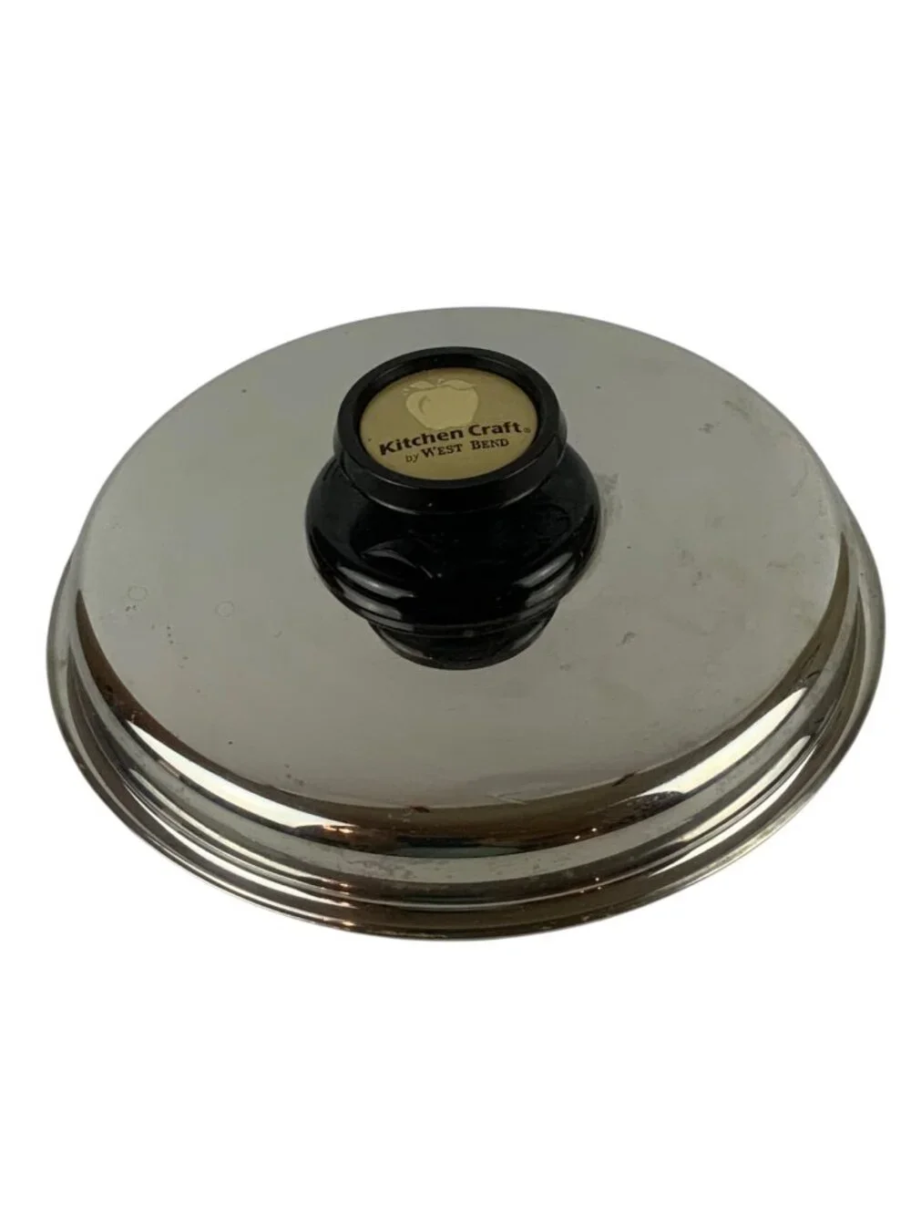 Kitchen Craft By West Bend Stainless Steel Replacement Lid 9.5 inch Diameter
